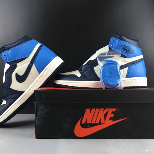 Rep Onekick OG Obsidian 555088-140 Retro High Jordan 1 Air 0628